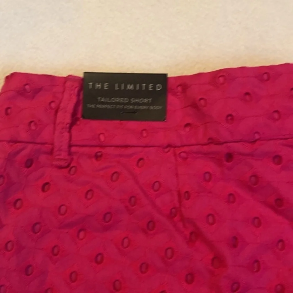 The Limited Hot Pink‎ Eyelet Shorts